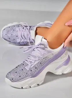 Adidasi Dama Mov din Textil Becka
