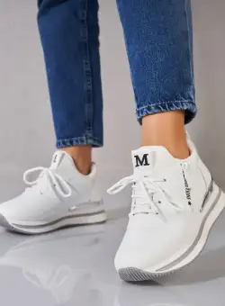 Adidași damă Piele Ecologica Alb Rayne