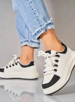 Adidași damă Piele Ecologica Negru Ineza2
