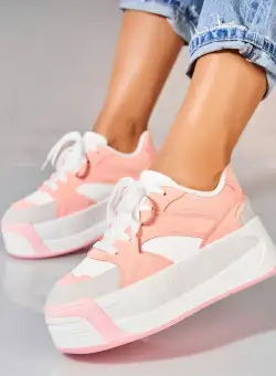 Adidași damă Piele Ecologica Roz Kaity