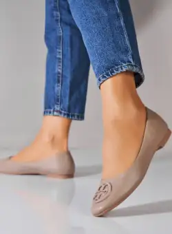 Balerini dama Piele Ecologica Kaki Kayn