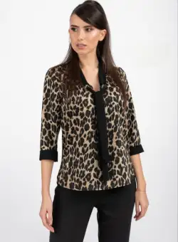 Bluza 4273 leopard La Donna