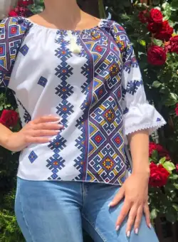 Bluza stilizata cu motive traditionale Daniela 12