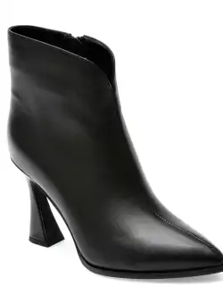 Botine EPICA negre, EE383, din piele naturala