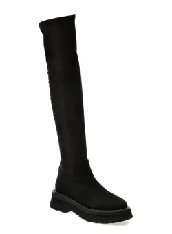 Cizme GRYXX negre, 23K2153, din piele intoarsa