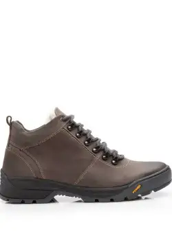 Ghete barbati din piele naturala Leofex - 985 Taupe nabuc