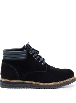 Ghete casual din piele intoarsa pentru barbati - 967 Blue Velur