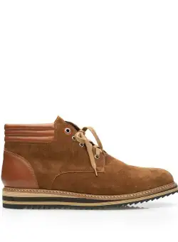 Ghete casual din piele intoarsa pentru barbati - 967 Cognac Velur