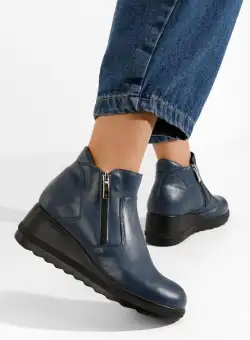 Ghete cu platforma Paraisia navy