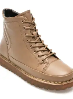 Ghete GRYXX bej, 215321, din piele naturala