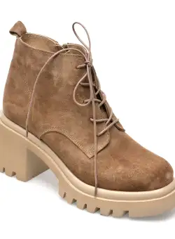 Ghete GRYXX bej, 3772772, din piele intoarsa