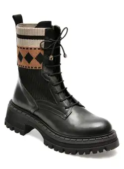 Ghete GRYXX negre, 2153735, din piele naturala