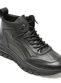 Ghete GRYXX negre, 3510, din piele naturala