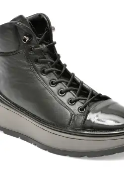 Ghete GRYXX negre, 5243074, din piele naturala