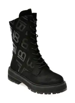 Ghete LAURA BIAGIOTTI negre, 8280, din material textil