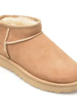 Ghete UGG gri, 1116109, din piele intoarsa