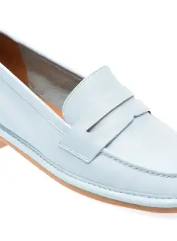 Mocasini casual GRYXX albastri, V672G36, din piele naturala