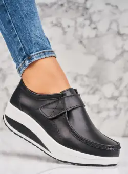 Mocasini dama Piele Naturala Negri Emika