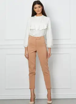 Pantaloni LaDonna bej office