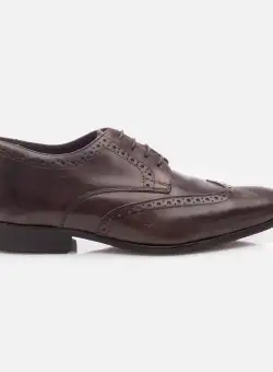 Pantofi bărbăți eleganți din piele naturală - 1406 Maro Box