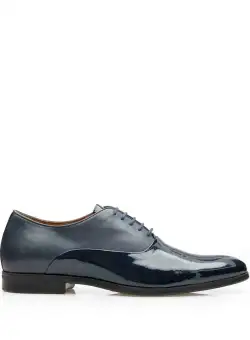Pantofi barbati eleganti din piele naturala Leofex- 526 Blue Box Lac