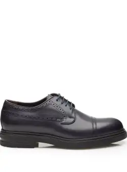 Pantofi casual barbati din piele naturala Leofex - 1000 Blue Box