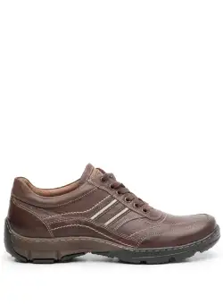Pantofi casual barbati din piele naturala, Leofex - 131 maro box