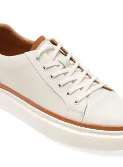 Pantofi casual GRYXX albi, 319, din piele naturala