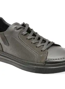 Pantofi casual GRYXX gri, HS496A, din piele naturala