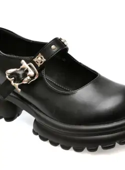 Pantofi casual GRYXX negri, 9319, din piele naturala