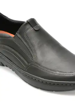 Pantofi CLARKS negri, CLARKS PRO STEP, din piele naturala