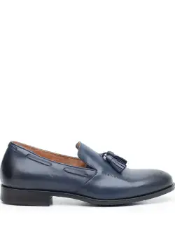 Pantofi eleganti barbati din piele naturala Leofex - 515 Blue Box