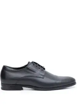Pantofi eleganţi bărbaţi din piele naturală, Leofex - 522 Negru Box