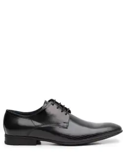 Pantofi eleganti barbati din piele naturala, Leofex - 822 Negru Florantic