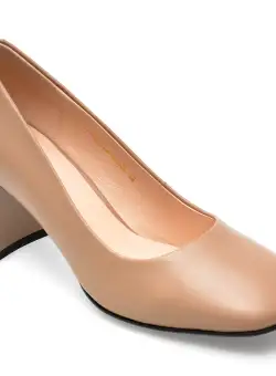 Pantofi EPICA bej, 4F3262, din piele naturala