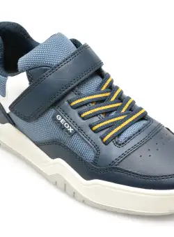Pantofi GEOX bleumarin, J367RE, din piele ecologica