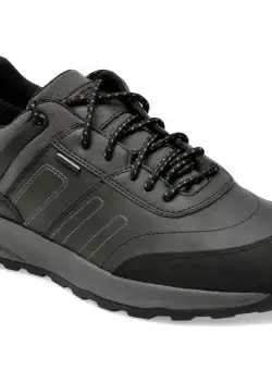 Pantofi GEOX negri, U26EZA, din piele ecologica