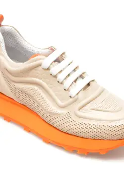 Pantofi GOLD DEER gri, 1187093, din piele naturala
