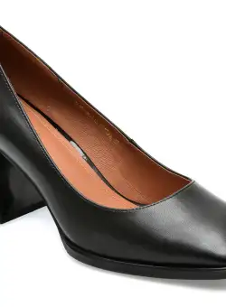 Pantofi GRYXX negri, UM1545, din piele naturala