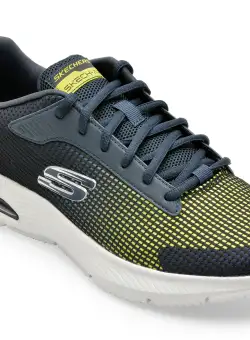 Pantofi SKECHERS bleumarin, DYNA-AIR, din material textil