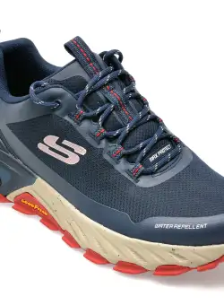 Pantofi SKECHERS bleumarin, MAX PROTECT, din material textil