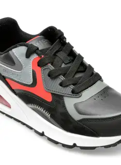 Pantofi SKECHERS negri, UNO GEN1, din piele ecologica