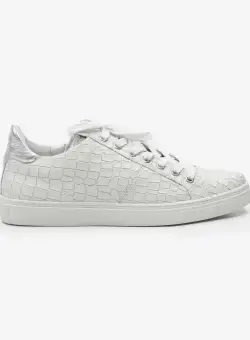 Pantofi sport dama din piele naturala, Leofex - 498 Alb box