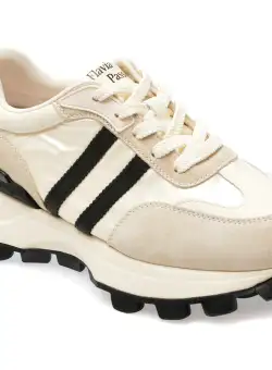Pantofi sport FLAVIA PASSINI albi, 24380, din piele naturala