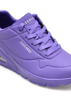 Pantofi sport SKECHERS mov, UNO, din piele ecologica