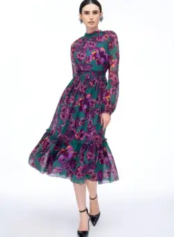 Rochie 1754 inflorata Leonard