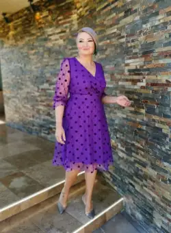 Rochie 977 mov Bel Punto