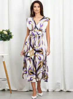 Rochie Carmen Violet Multi
