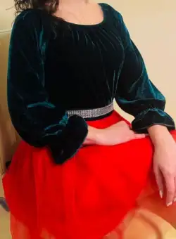 Rochie cu tematica de sarbatoare Steluta 2
