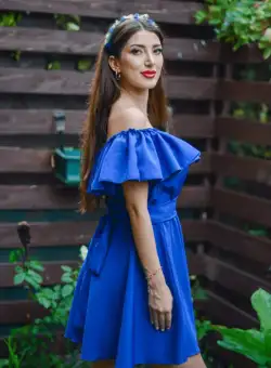 Rochie de dama Sofia cu volanas